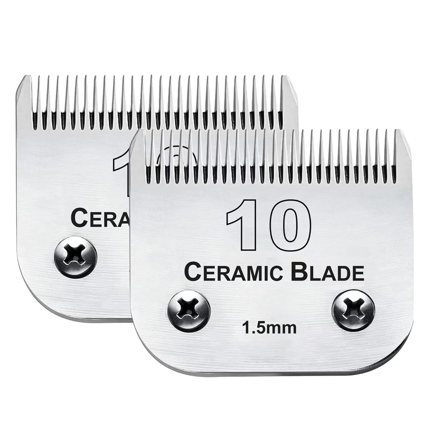 Dog Grooming Clipper Replacement Blades Compatible with Andis/Wahl / Oster Dog Clippers,Detachable Ceramic Blade & Stainless Steel Blade