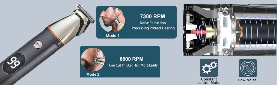 5 in 1 Mens Hair Clipper Beard Trimmer Hair Cutting Grooming Kit Set w –  AUDOC