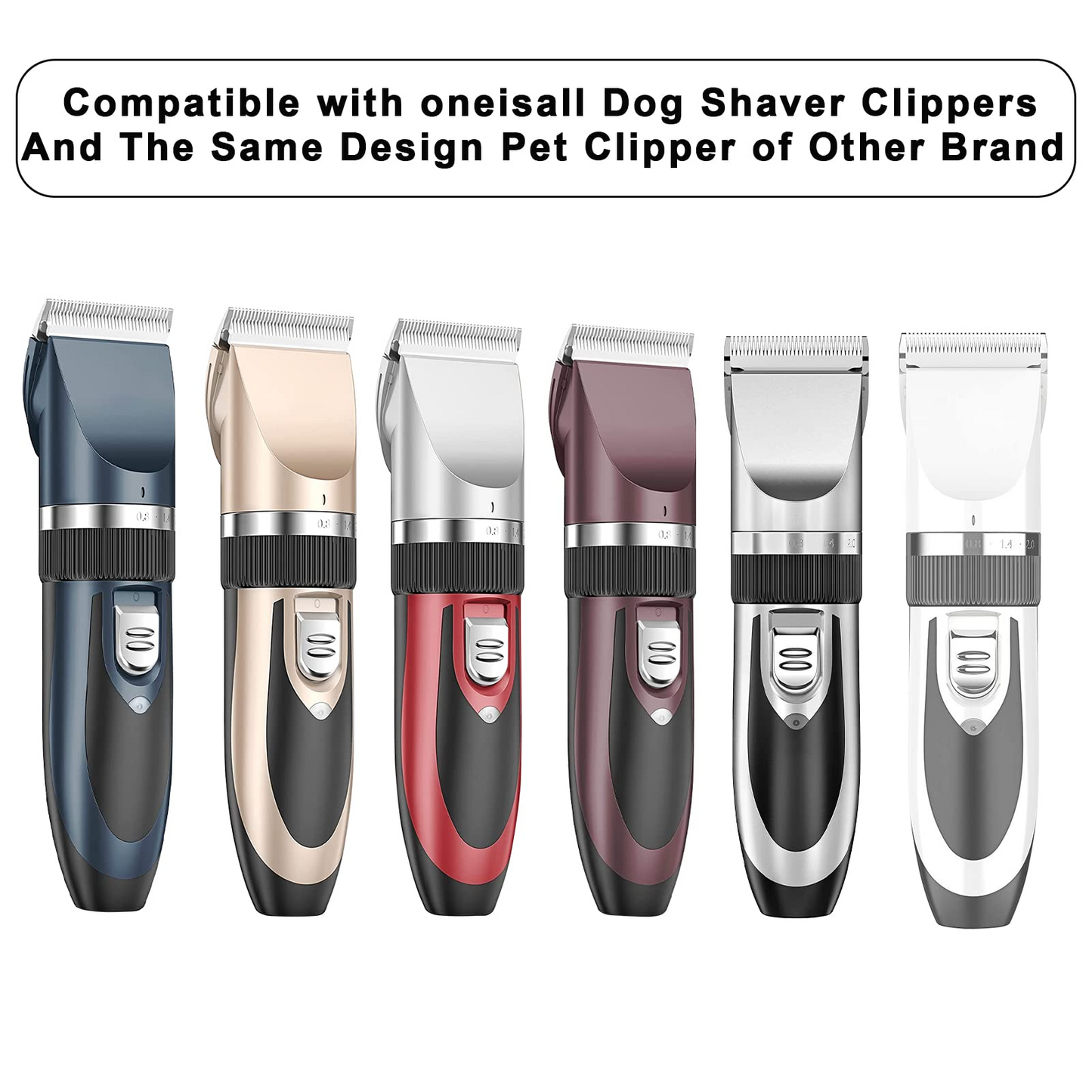 Audoc Dog Grooming Clipper Replacement Blades Compatible with ONEISALL Pet Clippers，Low Noise Dog Clipper，Made of Stainless Steel Pet Clipper Blade